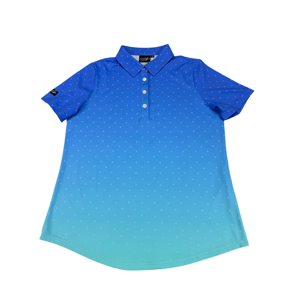Sunday Swagger PALMERA
Signature Polo Womens Golf Shirt Blue Teal Size Medium